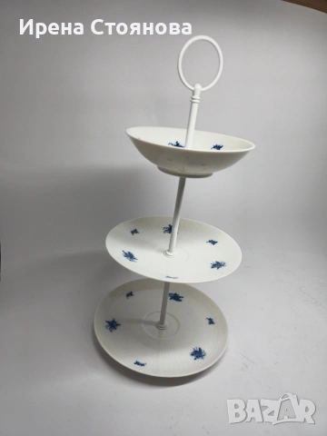 Rosenthal - Romance Rhapsody по дизайн на Bjorn Wiinblad 1961г. Мини поднос на три нива, снимка 2 - Сервизи - 53390303