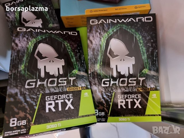 Чисто нова Gainward GeForce RTX 3060 Ti 8GB Ghost OC, снимка 1 - Видеокарти - 34706666