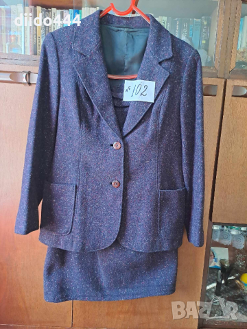 Дамски вълнен костюм №102, снимка 2 - Якета - 44530026