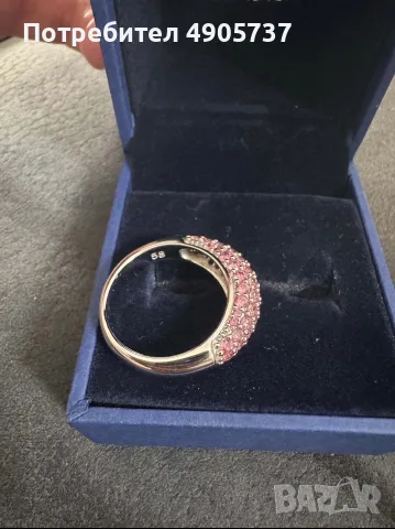 Гривна и пръстен Swarovski, снимка 3 - Гривни - 56082189