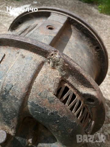 Ретро трифазен ел. мотор AEG, снимка 7 - Електродвигатели - 50495765