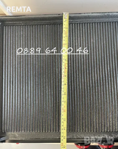 Професионална Газова Скара Чугунена Плоча ½ Оребрена ½ Гладка  70 CM, снимка 4 - Обзавеждане за заведение - 27572491