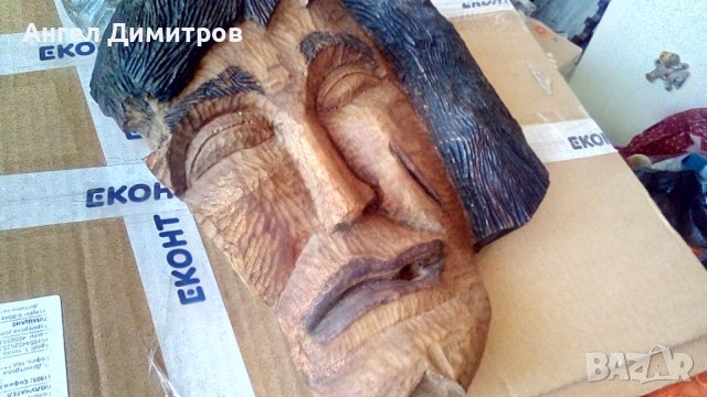 Страхотна ръчна дърворезба за стена , снимка 2 - Антикварни и старинни предмети - 41759355