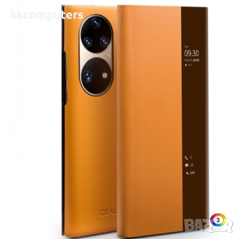 Huawei P50 Pro QIALINO View Window Калъф и Протектор, снимка 3 - Калъфи, кейсове - 52846971