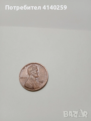 САЩ МОНЕТА 1 ЦЕНТ 1951 Г , снимка 3 - Нумизматика и бонистика - 52536855