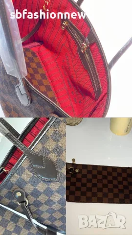 Louis Vuitton Neverfull medium size, снимка 13 - Чанти - 55759874