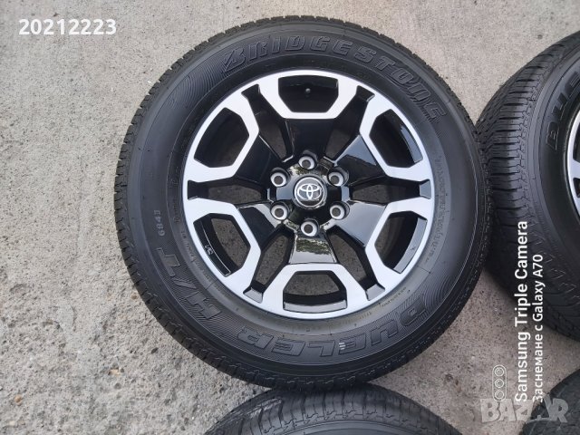 4 броя алуминиеви джанти с летни гуми за TOYOTA HILUX VIII FACELIFT  18, снимка 9 - Гуми и джанти - 41632758