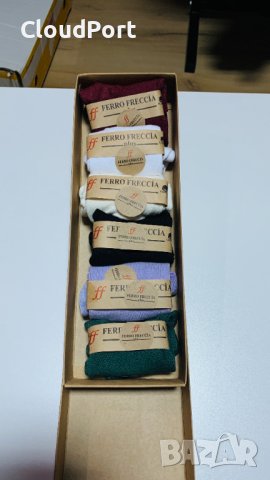 Ferro Freccia Многоцветни дамски чорапи 6 бр., снимка 4 - Дамски чорапи - 44498605