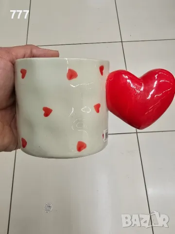коледни чаши сърце 330 мл