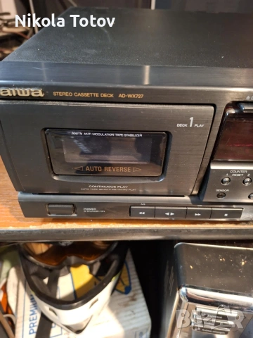 Продава се двукасетен дек Aiwa AD-WX727. , снимка 2 - Декове - 53330648