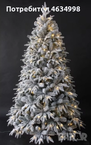 Коледна елха с вградени лампички по връхчетата, снимка 5 - Декорация за дома - 52223617