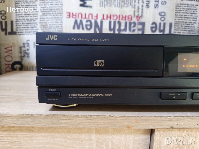 СД-Плейър "JVC"XL-E34, снимка 3 - Ресийвъри, усилватели, смесителни пултове - 53693716