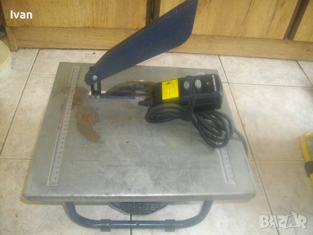 600 Вата/8,1кг/ф180мм-Ел. Машина Рязане Плочи/Плочки-До 35 мм-Сухо/Мокро-Почти Нова-Отлична-Einhell , снимка 7 - Други инструменти - 44793496