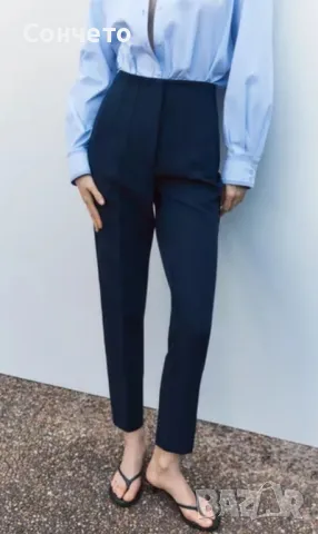 Син панталон Zara , снимка 1