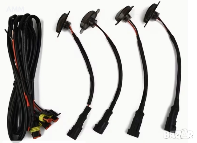 Лед светлини за предни решетки и степенки 12V., снимка 3 - Части - 53180782