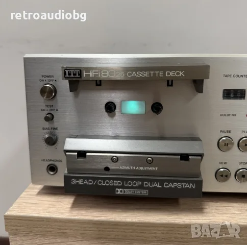 🔈Колекционерски топ модел триглав дек ITT HiFi 8025 - профилактиран🔈, снимка 2 - Декове - 56019486
