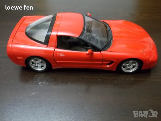 Шевролет Корвет 1 18 Burago Corvette , снимка 3 - Колекции - 48384907