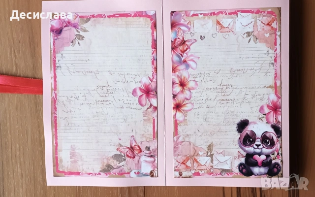 Албум-Валентинка с 3Д декорация , снимка 14 - Други - 53251617