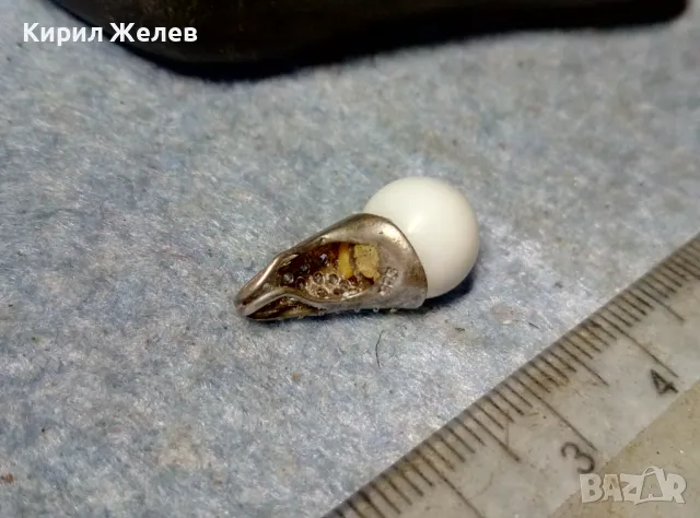 СКЪПОЦЕНЕН РЕТРО СТИЛ СРЕБЪРЕН МЕДАЛЬОН СРЕБРО 925 с ТОПЧЕ ШЛИФОВАН БЯЛ АХАТ и ЦИРКОНИ 47504, снимка 10 - Колиета, медальони, синджири - 48987237