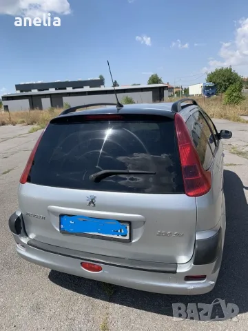 Peugeot 206 SW (Комби) 1. 4 HDi (68 к. с. ), Икономичен и документално изряден (комби) дизел, ръчни , снимка 2 - Автомобили и джипове - 55835889