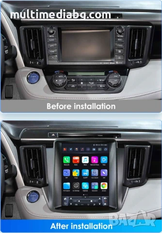Toyota RAV 4 2013 - 2018 9.7" Мултимедия Навигация Android, снимка 3 - Аксесоари и консумативи - 51115006