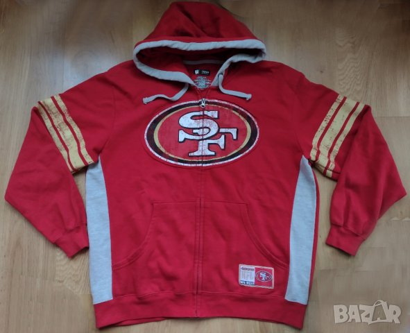 NFL San Francisco 49ers - мъжки суичър с качулка размер  XL, снимка 1 - Суичъри - 39560714