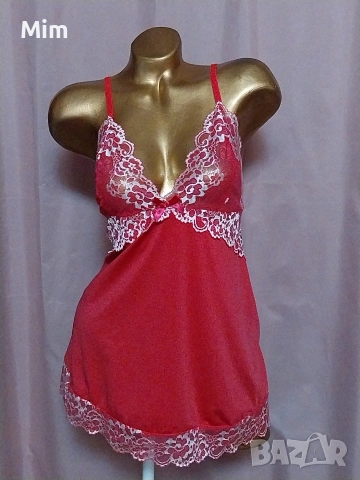 2XL К-т розова нощница и бикина, снимка 2 - Нощници - 53171291