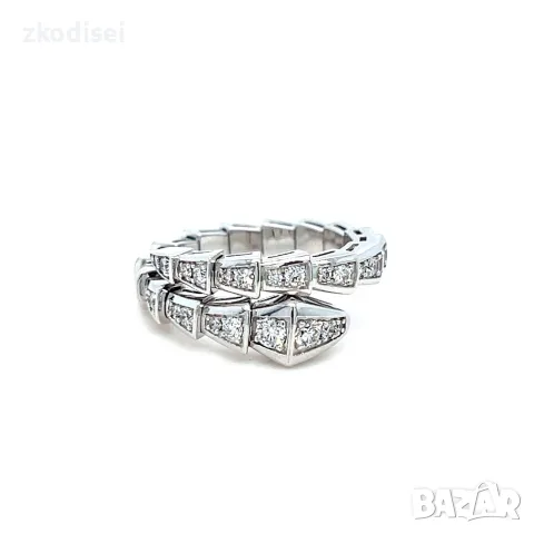 Златен дамски пръстен с диамант Bulgari 0,70Ct. размер:54 модел:43059-1
