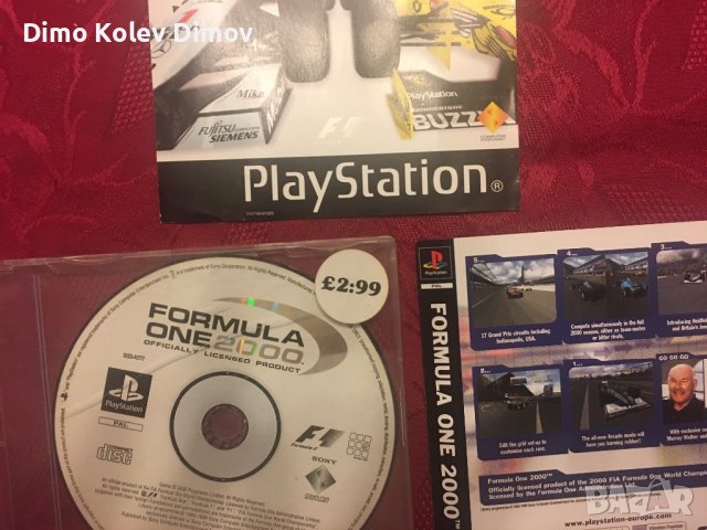 PlayStation 1 PS1 Formula 1 2000, снимка 1 - Игри за PlayStation - 40701393