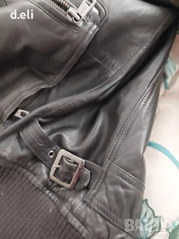 LAGERFELD Original. Size L 100% Leather Жестоко яке., снимка 6 - Якета - 47565849
