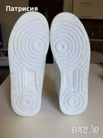 Бели мъжки сникърси маратонки Nike Air Force 1 Low ниски кецове, размер 45, бял цвят, white, AF1, снимка 12 - Спортни обувки - 56042912