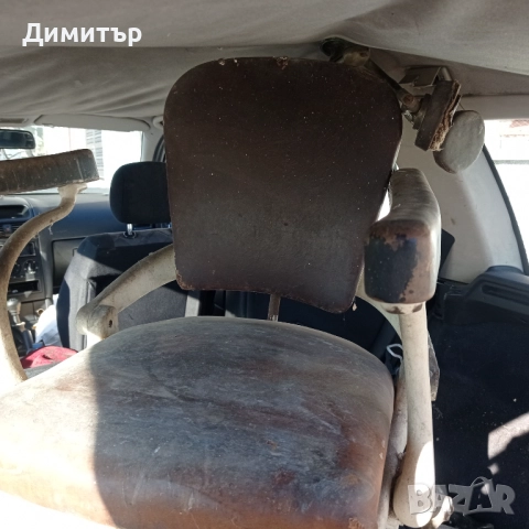 Антикварен механичен зъболекарски стол , снимка 4 - Антикварни и старинни предмети - 52348262