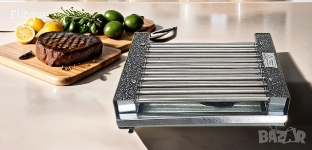 Електрическа скара, 1600W, неръждаеми тръби без капак, снимка 3 - Скари - 52841056