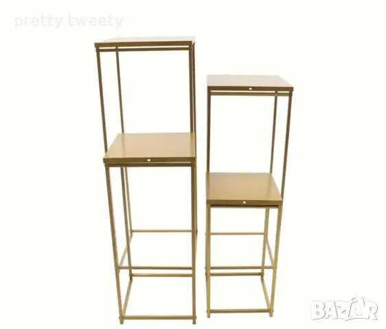 Метална стойка за цветя / украса, снимка 4 - Арт сувенири - 45554775