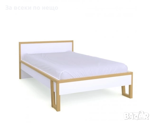 Легло STEKA 120 бяло/каменен дъб Код P1522