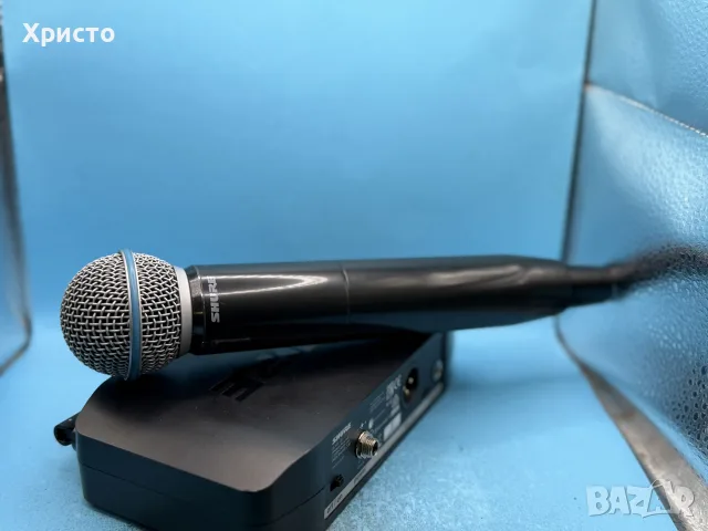 Безжична вокална система Shure GLX-D GLXD24/B58A Digital Wireless System – GLXD4 + BETA 58A, снимка 4 - Микрофони - 56078717