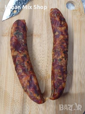 ДОМАШНА наденица с праз