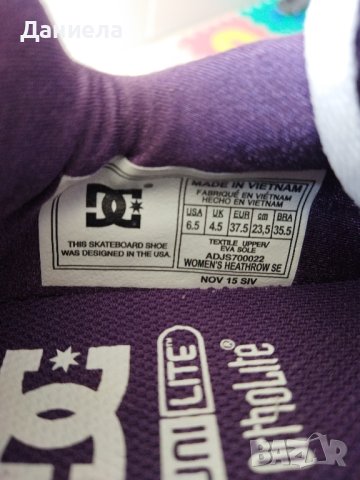 Дамски маратонки DC, снимка 2 - Маратонки - 41945738