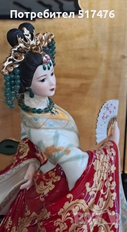 Порцеланова фигура на lena Liu колекционерска, снимка 4 - Колекции - 51864720