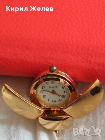 ПОЗЛАТЕНА БРОНЗОВА КАЛИНКА - ЧАСОВНИК АРТ МЕДАЛЬОН МНОГО КРАСИВ 21911, снимка 14 - Дамски - 32776885