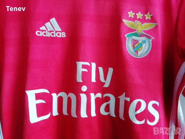 Benfica Adidas оригинална фланелка тениска Бенфика 2016/2017 , снимка 2 - Тениски - 35995797