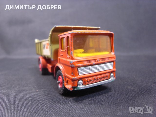 СТАРА РЕТРО МЕТАЛНА КОЛИЧКА САМОСВАЛ LEYLAND MATCHBOX KING SIZE, снимка 5 - Колекции - 41910297