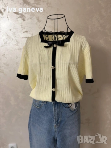 Блуза машинно плетиво 