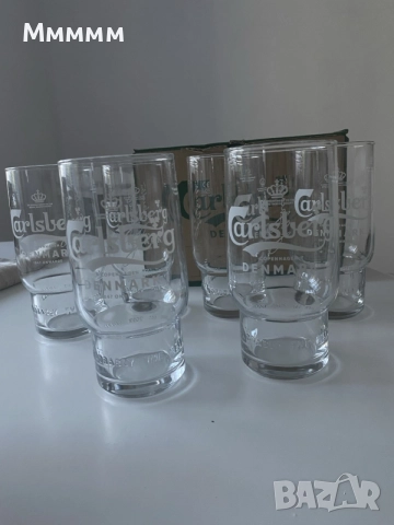 Чаши за бира Carlsberg, снимка 2 - Чаши - 55974004