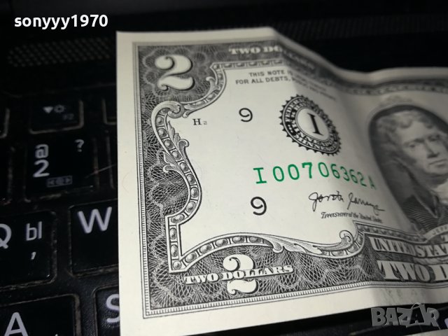 ДВЕ БАНКНОТИ ОТ 2 ДОЛАРА ЗА КОЛЕКЦИЯ 1808231853, снимка 6 - Колекции - 41897203