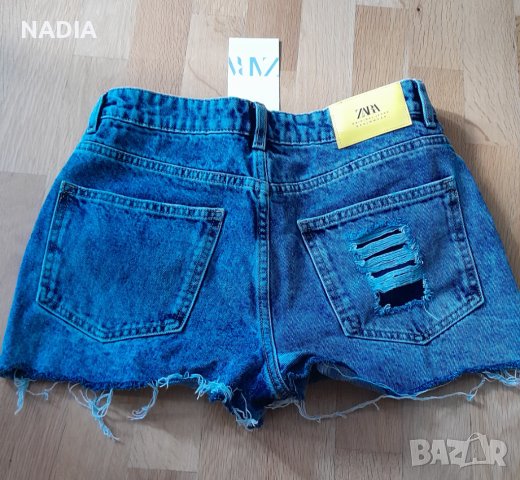 Дънкови къси панталони Zara *, снимка 2 - Къси панталони и бермуди - 41289397
