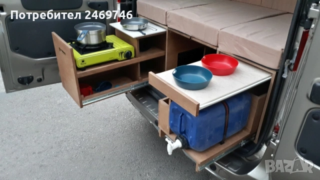 Продавам оборудване за преустройство на Dacia Dokker в миниКемпър., снимка 11 - Аксесоари и консумативи - 53648390