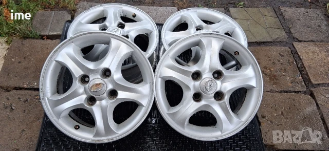 4бр. ляти джанти 6J15 ET46. 4x114.3 мм. 67.1 мм среден отвор. OEM 5291027700. Свалени са от Hyundai., снимка 13 - Гуми и джанти - 50931777