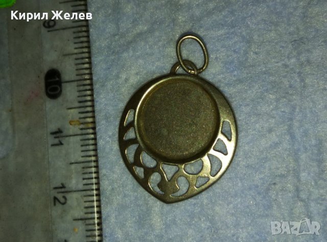 СТИЛЕН АЖУРЕН СРЕБЪРЕН РЕТРО АРТ МЕДАЛЬОН СРЕБРО 925 ПРОБА 40016, снимка 8 - Колиета, медальони, синджири - 42405061