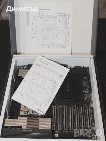 Дъно ASUS PRO WS WRX90E-SAGE SE AMD WRX90 Socket sTR5 EEB, снимка 6 - Дънни платки - 56088186